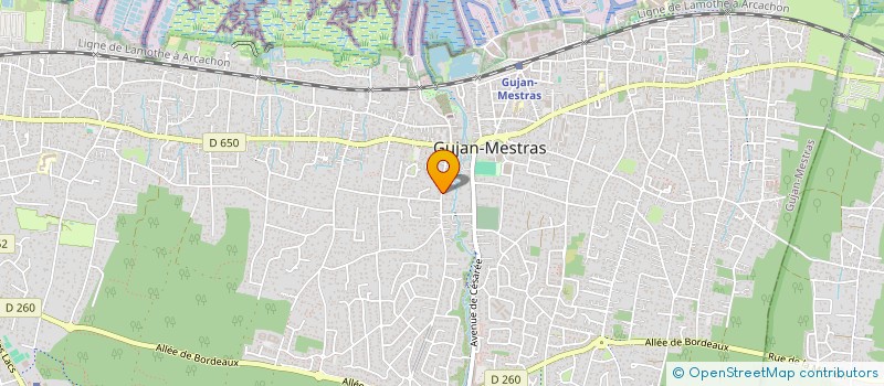 localisation de l'entreprise AB IMMO STRATEGIE  GUJAN-MESTRAS