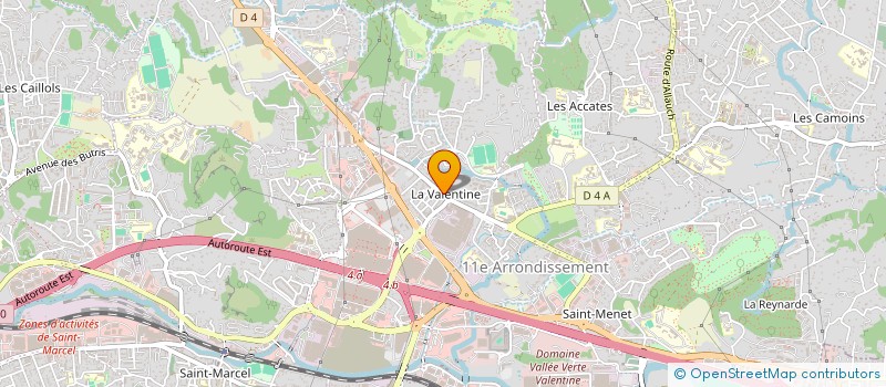 localisation de l'entreprise AB IMMOBILIER à MARSEILLE