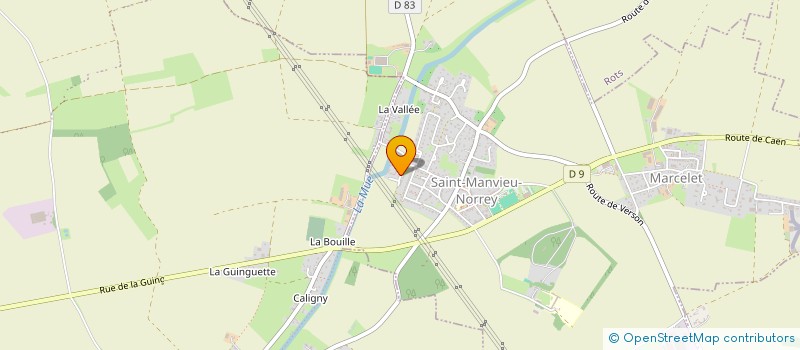 localisation de l'entreprise AB IMMOBILIER  SAINT-MANVIEU-NORREY