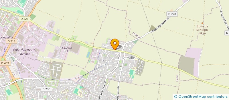 localisation de l'entreprise AB IMMOBILIER  CUVERVILLE