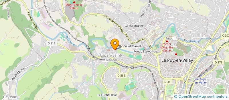 localisation de l'entreprise AB IMMOBILIER  LE PUY-EN-VELAY