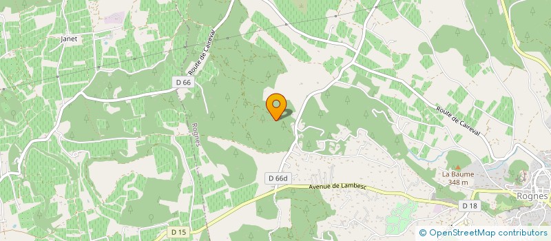 localisation de l'entreprise AB IMMOBILIER DE PROVENCE  ROGNES