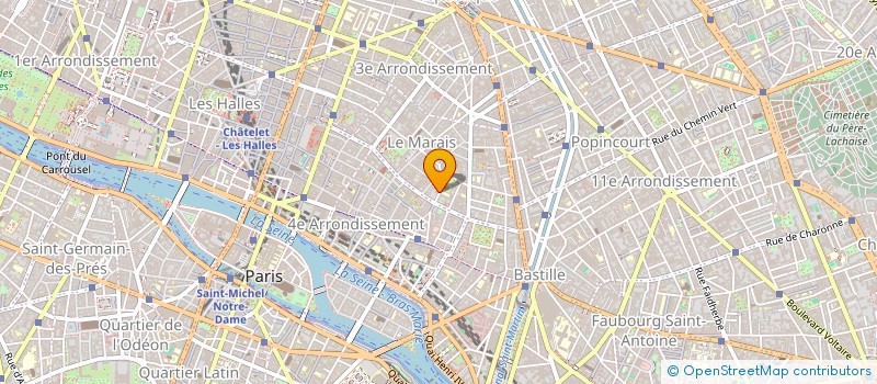 localisation de l'entreprise AB IMMOBILIER GESTION à PARIS