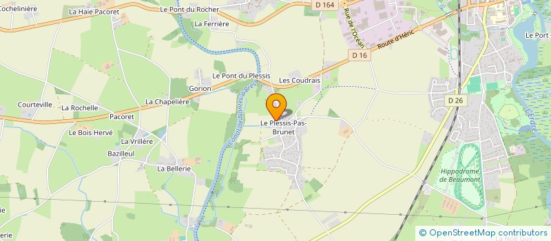 localisation de l'entreprise AB IMMOBILIER NORT  NORT-SUR-ERDRE