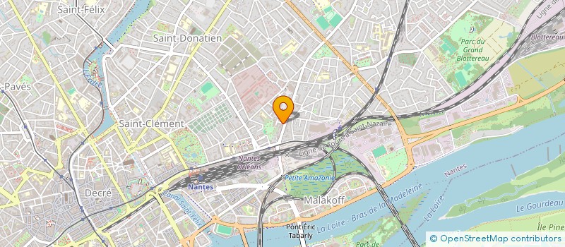 localisation de l'entreprise AB INGENIERIE à NANTES