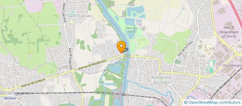 localisation de l'entreprise AB-INITIO  SAINT-CYPRIEN