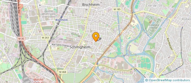 localisation de l'entreprise AB INNOVATION à SCHILTIGHEIM