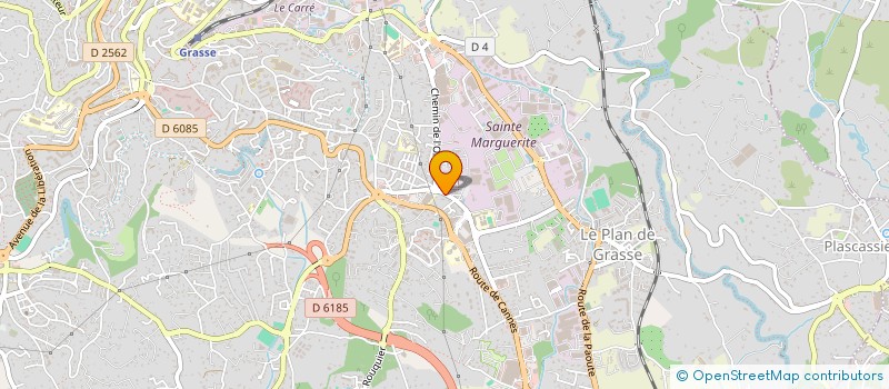 localisation de l'entreprise AB INTER à GRASSE
