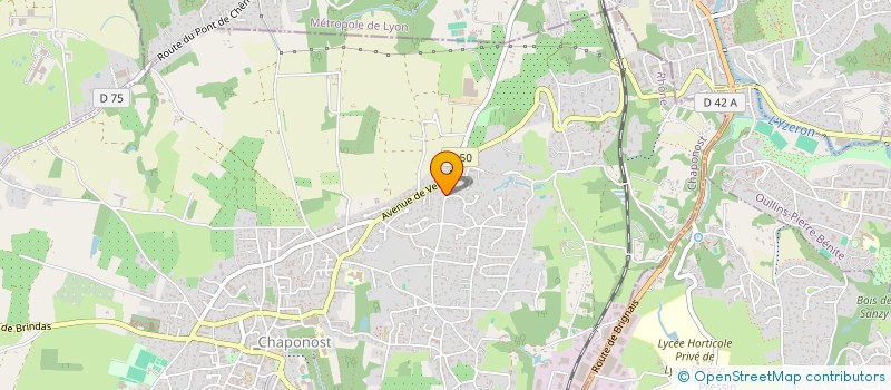 localisation de l'entreprise AB INVEST  CHAPONOST