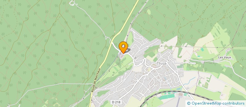 localisation de l'entreprise AB INVEST  THISE