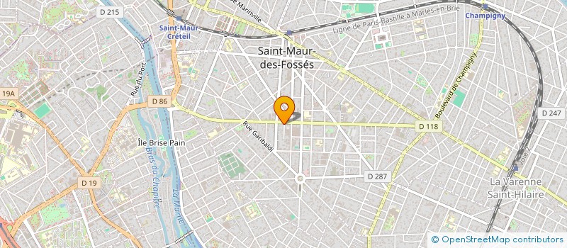 localisation de l'entreprise AB INVEST à SAINT-MAUR-DES-FOSSES
