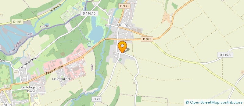 localisation de l'entreprise AB INVEST à OULINS