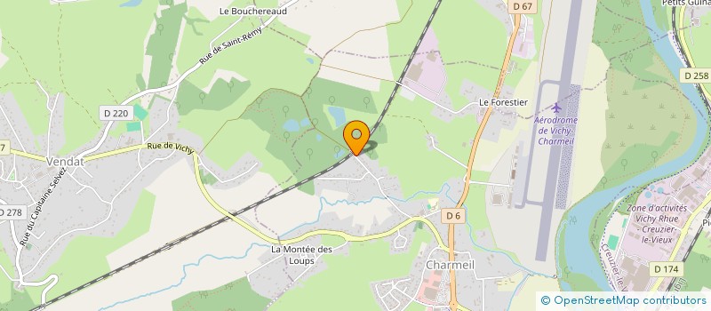 localisation de l'entreprise AB INVEST à CHARMEIL