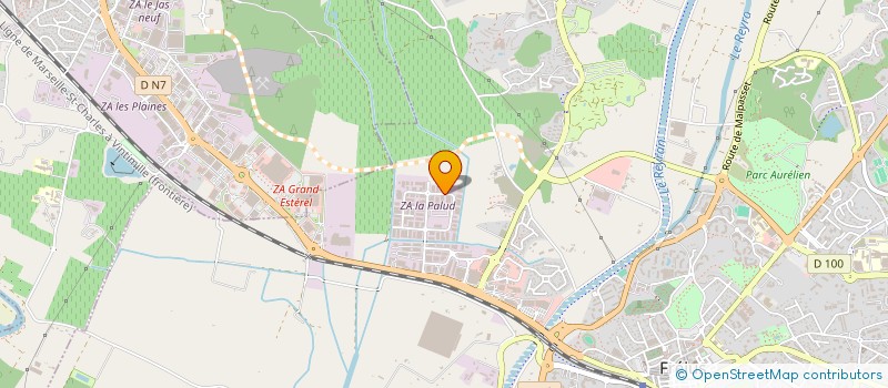 localisation de l'entreprise AB INVEST à FREJUS