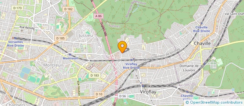 localisation de l'entreprise AB INVEST  VIROFLAY