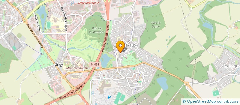 localisation de l'entreprise AB INVEST  METZ