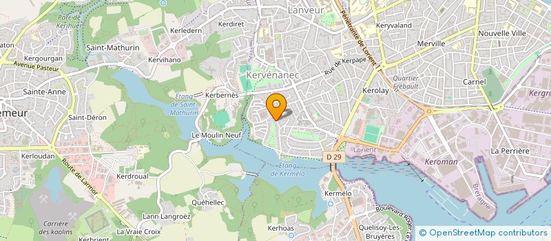 localisation de l'entreprise AB INVESTISSEMENT  LORIENT