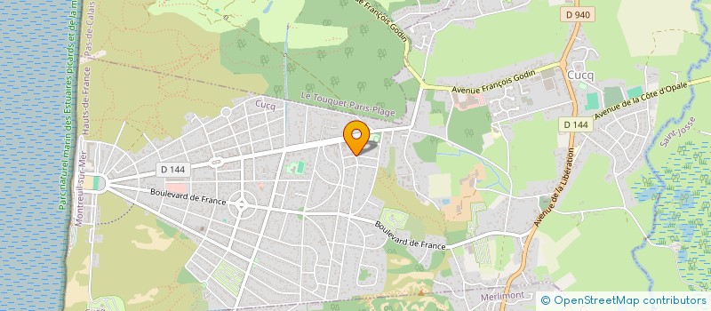 localisation de l'entreprise AB INVESTISSEMENT  CUCQ