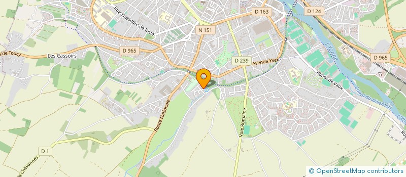 localisation de l'entreprise AB INVESTISSEMENT  AUXERRE