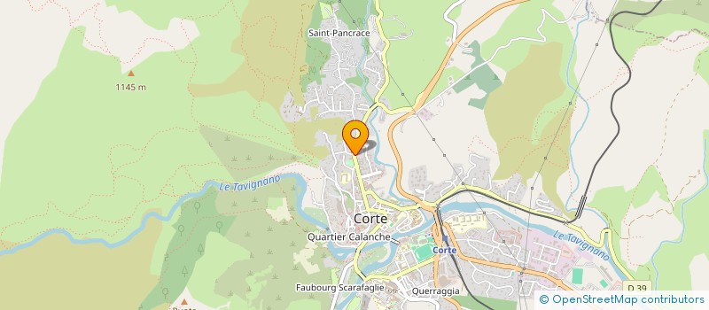 localisation de l'entreprise AB INVESTISSEMENTS à CORTE