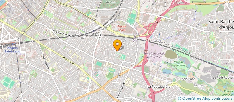 localisation de l'entreprise AB INVESTMENTS GROUP à ANGERS