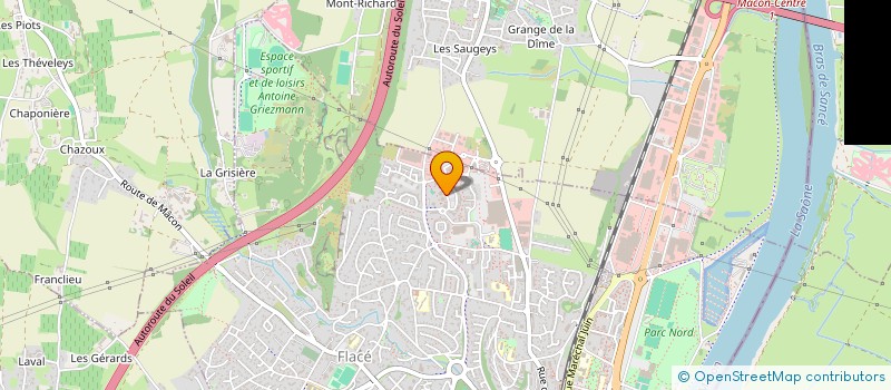 localisation de l'entreprise AB ISOLATION 71  MACON