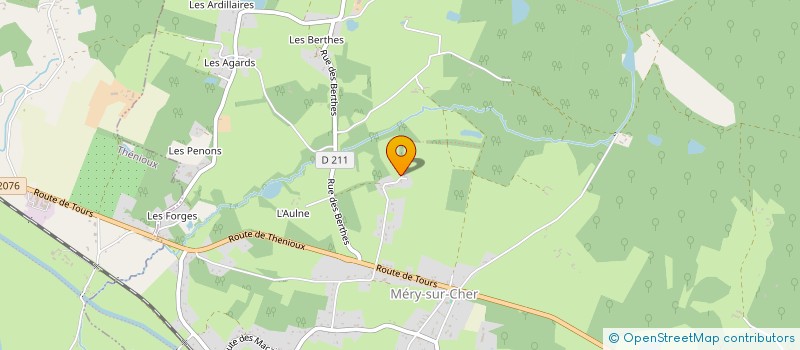 localisation de l'entreprise AB KART  MERY-SUR-CHER