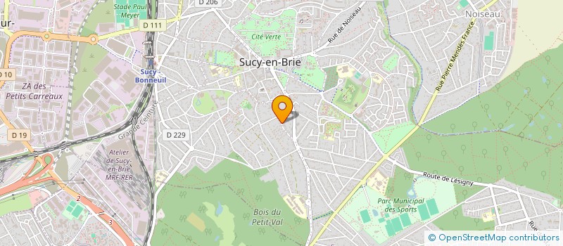 localisation de l'entreprise AB KONSEIL à SUCY-EN-BRIE
