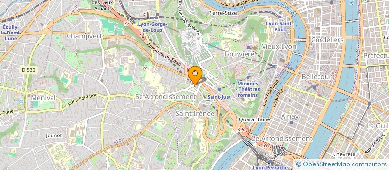 localisation de l'entreprise AB LAS  LYON