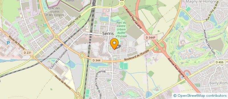 localisation de l'entreprise AB LDJ HOLD à SERRIS