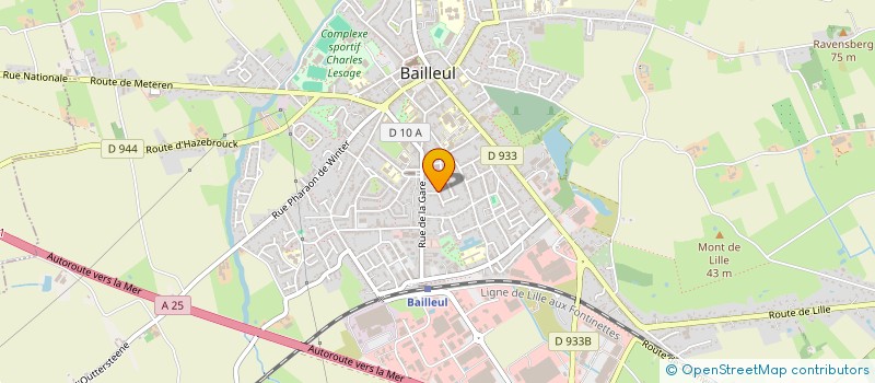 localisation de l'entreprise AB LIVE à BAILLEUL