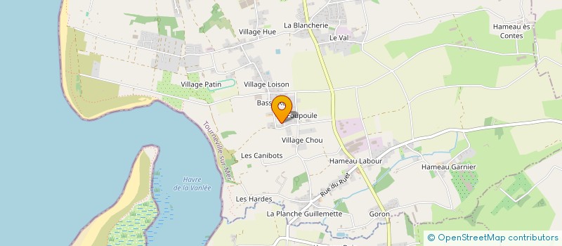 localisation de l'entreprise AB LM IMMO  TOURNEVILLE-SUR-MER