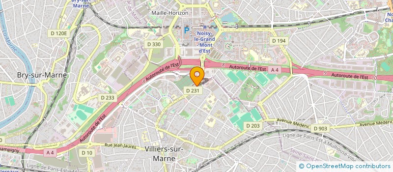 localisation de l'entreprise AB'LOC à VILLIERS-SUR-MARNE
