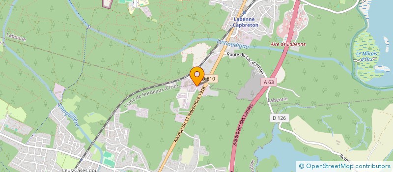 localisation de l'entreprise AB LOCATION  ONDRES