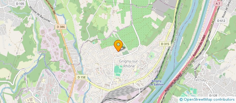 localisation de l'entreprise AB LOCATION à GRIGNY