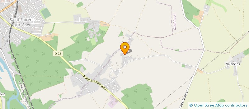 localisation de l'entreprise AB LOCATION PATRIMOINE  SAINT-CAPRAIS