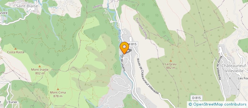 localisation de l'entreprise AB LOCK CONCEPT  TOURRETTE-LEVENS