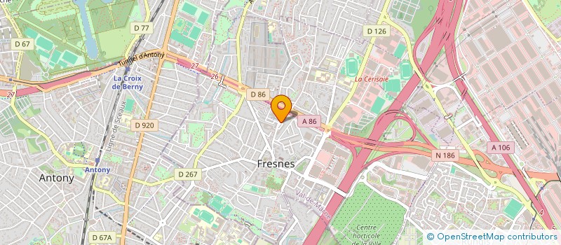 localisation de l'entreprise AB LOG  FRESNES