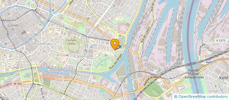 localisation de l'entreprise AB LOGISTIQUE à STRASBOURG