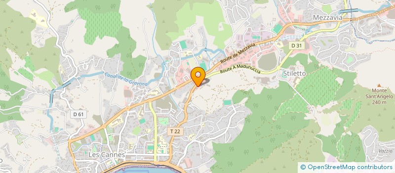 localisation de l'entreprise AB LOISIRS CORSE à AJACCIO