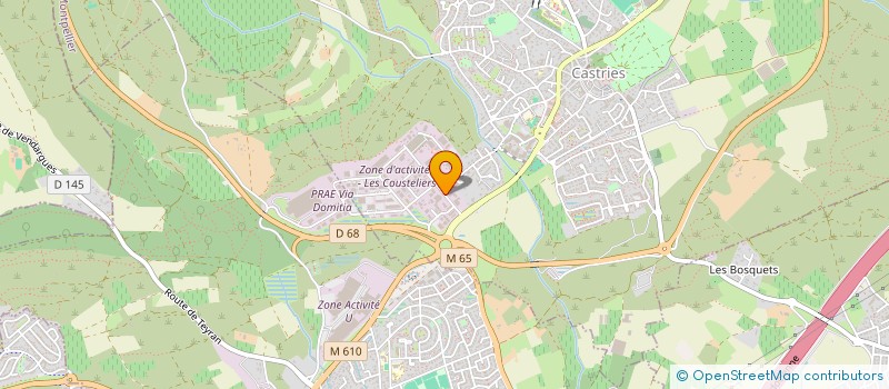 localisation de l'entreprise AB LUCIOLE  CASTRIES