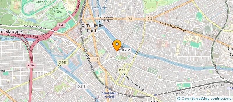 localisation de l'entreprise AB MAISON CONFORT à SAINT-MAUR-DES-FOSSES