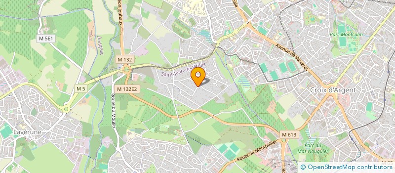 localisation de l'entreprise AB MANUTENTIONS à SAINT-JEAN-DE-VEDAS