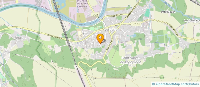 localisation de l'entreprise AB MARECHALERIE  VERBERIE