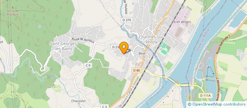 localisation de l'entreprise AB MARQUES à SAINT-GEORGES-LES-BAINS
