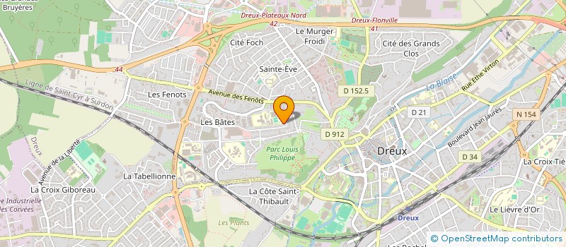 localisation de l'entreprise AB MARQUES à DREUX