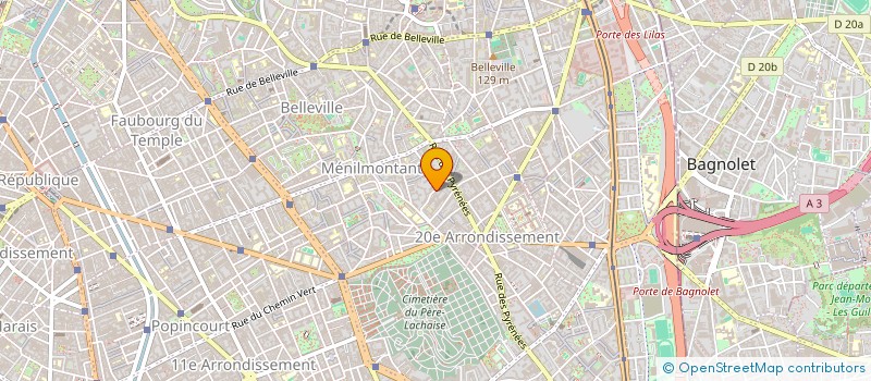 localisation de l'entreprise AB MATERIELS RESTAURANTS à PARIS