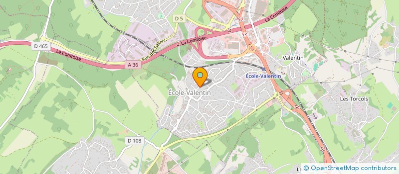 localisation de l'entreprise AB MEET UP à ECOLE-VALENTIN