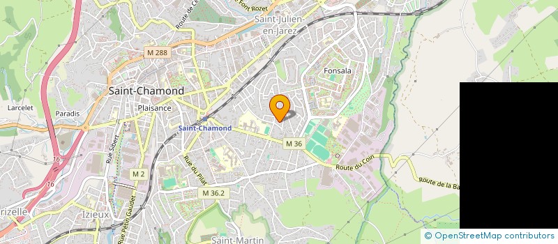 localisation de l'entreprise AB MG  SAINT-CHAMOND