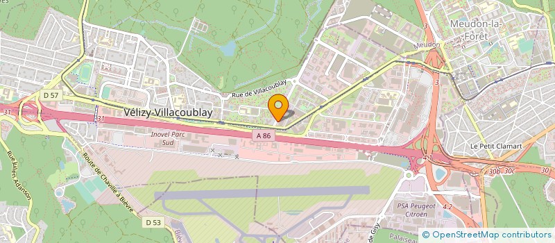 localisation de l'entreprise AB MICRO CONSEIL à VELIZY-VILLACOUBLAY